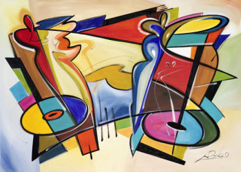 Named contemporary work « Carefree », Made by ALFRED GOCKEL / ARTMATTERS