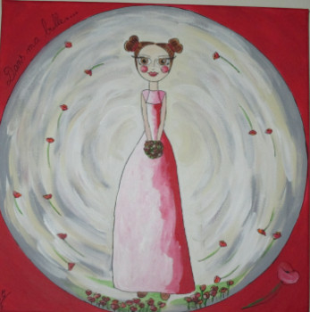 Named contemporary work « Dans ma bulle N°3 », Made by GARCIAJULIE30