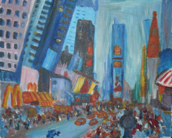 Named contemporary work « new york3 », Made by MIREILLE BREGOU