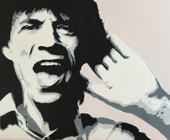 Named contemporary work « Mick jagger », Made by STARD