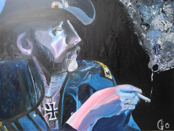 Named contemporary work « Lemmy Lord », Made by GEO