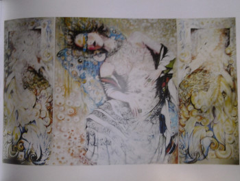 Named contemporary work « les perles de pluie 2 », Made by FARRUGIA
