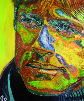 Named contemporary work « Robert Redford », Made by GEO