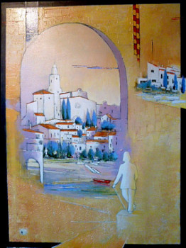 Named contemporary work « Cadaqués  », Made by JAMES BURGEVIN