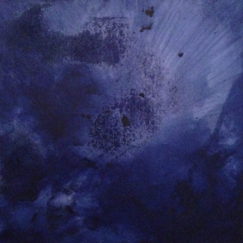 Named contemporary work « Indigo III », Made by CORINNE DUMONT PASQUIER