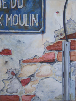 Named contemporary work « Rue du vieux moulin », Made by PIERRE ROUANNE