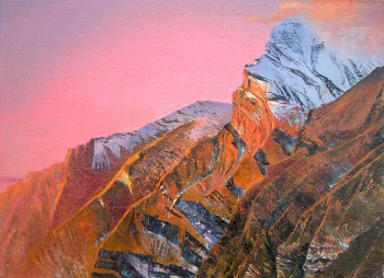 Named contemporary work « Gorge d'Annapurna », Made by GRACHOV VALERIY