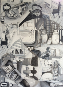 Named contemporary work « L'art de tous les jours », Made by GWENAELLE EL SAYED