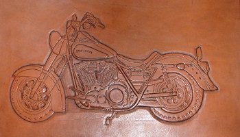 Named contemporary work « Harley Big boy   2005 », Made by LAURENT SERRE