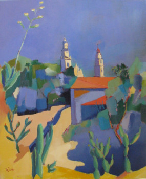 Named contemporary work « Menton », Made by JEAN-NOëL LE JUNTER