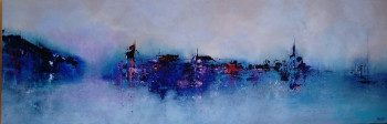 Contemporary work named « PANORAMIC BLEU », Created by MIREILLE MAURY