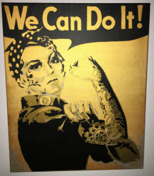 Named contemporary work « We Can Do It !! », Made by STARD