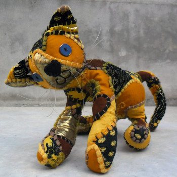 Named contemporary work « "Le chat-soleil" », Made by CDEM-EDEN