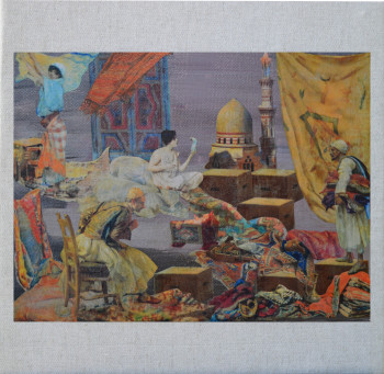 Named contemporary work « Orientalisme 3 », Made by GAëLLE PEIGNOT