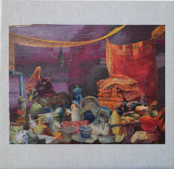 Named contemporary work « Orientalisme 4 », Made by GAëLLE PEIGNOT