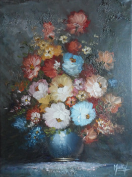 Named contemporary work « Bouquet d'antan », Made by JACKY MONKA