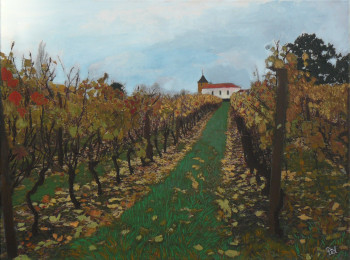 Contemporary work named « Les vignes du seigneur », Created by PICH