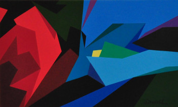 Named contemporary work « Sérénité », Made by DANIELL