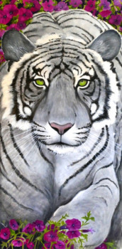 Named contemporary work « Le tigre », Made by NICOLE DESDOUET