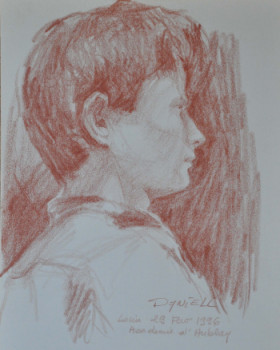 Named contemporary work « Louis 1 », Made by DANIELL