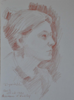 Named contemporary work « Cécile », Made by DANIELL