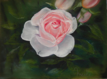 Named contemporary work « Mon amie la rose », Made by NICOLE COUSSEAU