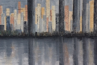 Named contemporary work « Manhattan », Made by GWENAELLE EL SAYED