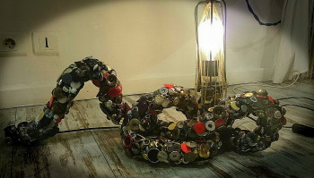 Named contemporary work « BubblestARTlight », Made by SCEMAMA F