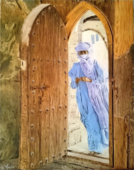 Contemporary work named « La kasbah », Created by MARCO RE
