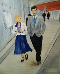 Named contemporary work « Promenade en 1955 », Made by CAT