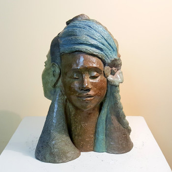 Named contemporary work « Autour du monde (face 1) », Made by MARTINE LEE