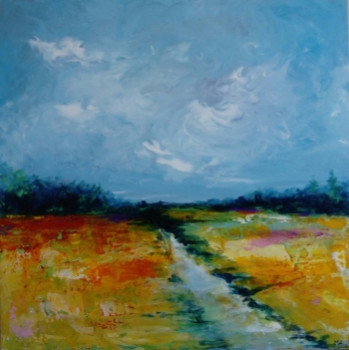 Named contemporary work « VAL DE LOIRE », Made by MIREILLE MAURY