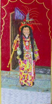 Named contemporary work « Vieux chinois », Made by CAPITAINE52