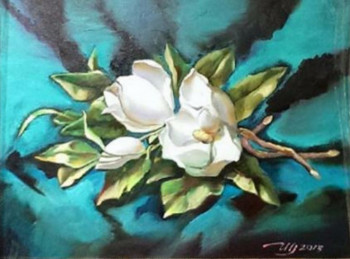 Named contemporary work « Magnolia », Made by BEKIS ULJANA