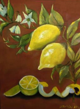 Named contemporary work « Des citrons », Made by BEKIS ULJANA