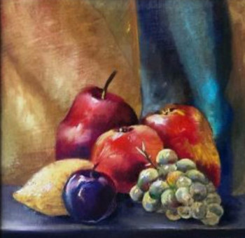 Named contemporary work « Des pommes », Made by BEKIS ULJANA