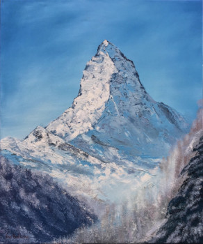 Named contemporary work « Mont Cervin (Matterhorn) 1 », Made by NINO PONDITERRA