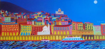 Named contemporary work « Baie d'Alger 1 », Made by ESMA