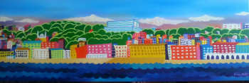 Named contemporary work « Baie d'Alger 2 », Made by ESMA