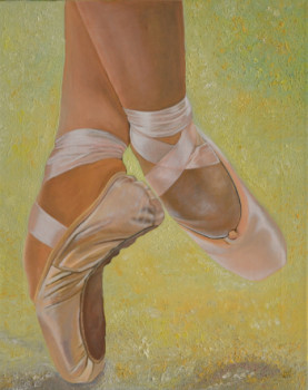 Named contemporary work « Zapatillas », Made by DAIKY LASCAIBA MARTIN