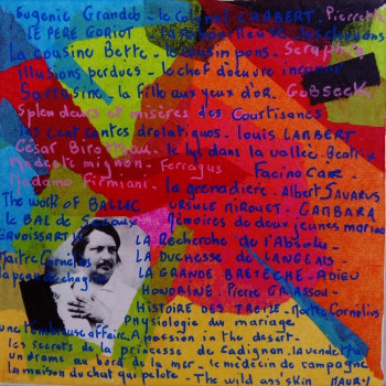 Named contemporary work « HONORE DE BALZAC », Made by MIREILLE MAURY