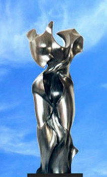 Named contemporary work « Diva », Made by STRILL JOëL SCULPTEUR, SCULPTURE BRONZE ET FORMATION