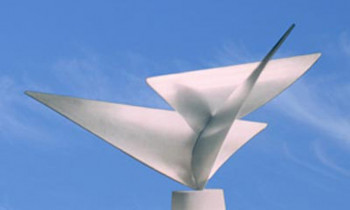 Named contemporary work « Toutes Voiles Dehors », Made by STRILL JOëL SCULPTEUR, SCULPTURE BRONZE ET FORMATION