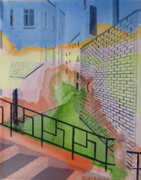 Contemporary work named « Evasion », Created by STINCKWICH