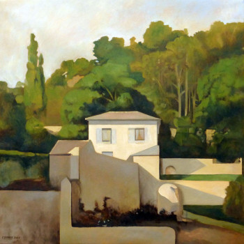 Named contemporary work « Paysage provençal 1 », Made by PATRICE LANNOY