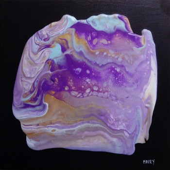 Named contemporary work « AMETHYSTE », Made by MIREILLE MAURY