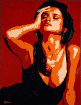 Named contemporary work « Penelope CRUZ », Made by PHILIPPE ETIENNE