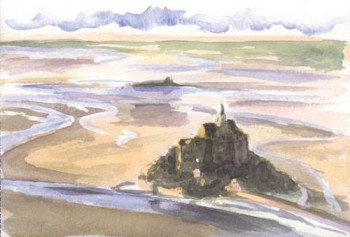 Named contemporary work « Mont Saint Michel », Made by PHILIPPE ETIENNE