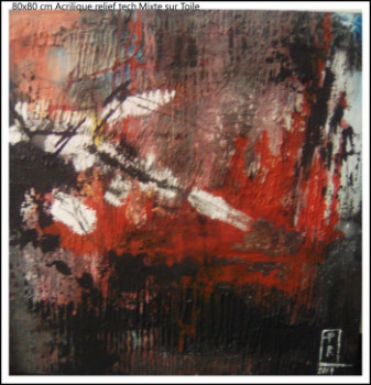 Named contemporary work « Peinture 3333 », Made by ROBERT PABDI