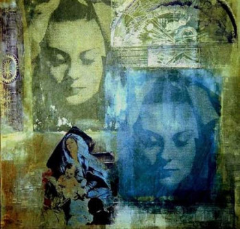 Named contemporary work « Madone », Made by DANIELA ALLARD
